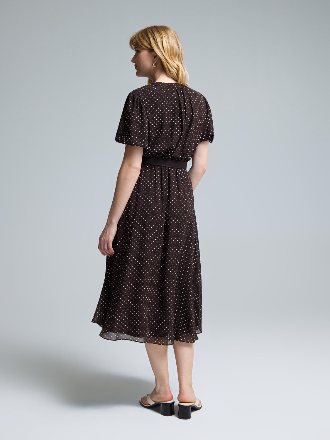 Polka Dot Midi Dress